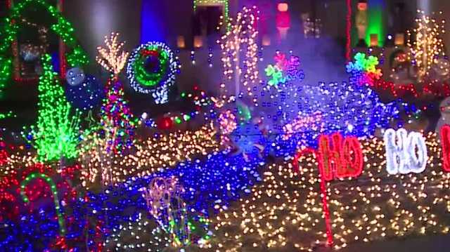Albuquerque homeowner lights up the holiday season with dazzling display