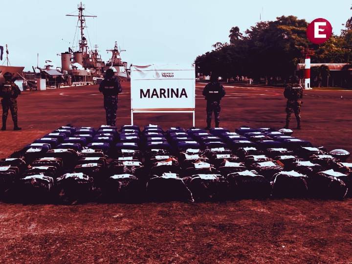 ¡Se quedan sin droga! Aseguran 2.5 toneladas de cocaína en mar de Michoacán