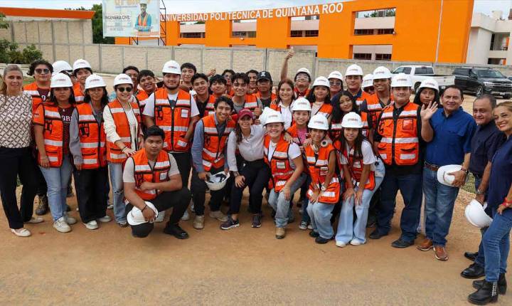 Invita Ana Paty Peralta a universitarios a conocer proyectos transformadores de Cancún