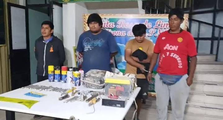 Arequipa: Cae banda dedicada al robo de mototaxis en el distrito de Majes