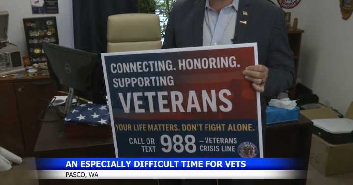Columbia Basin Veterans Center kickstarts sign campaign for Veteran's Day, crisis support
