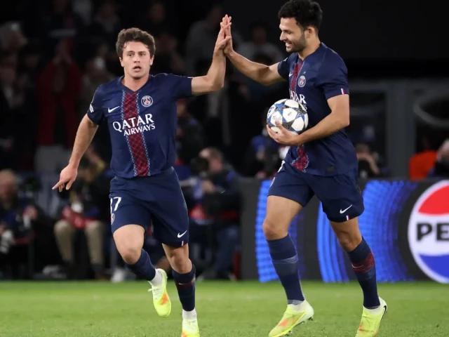 Neves late show sends PSG top of Ligue 1, Strasbourg down Lille