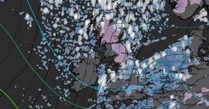 Birmingham snow forecast in days as weather map turns blue