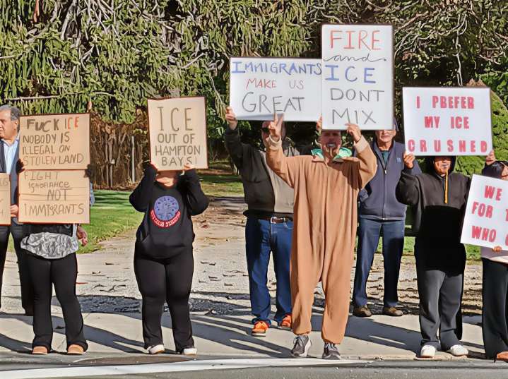 Redadas de ICE siembran terror y causan protesta en Hampton Bays