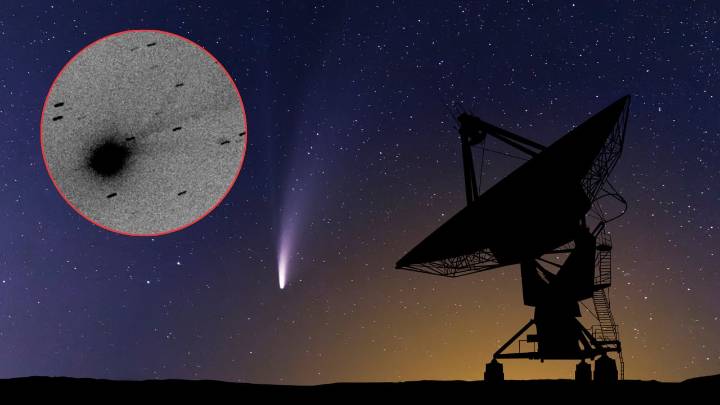 Por primera vez en la historia, científicos detectaron una señal de radio emitida por el cometa 3I/ATLAS