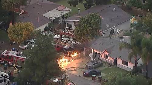 Chino Hills house explosion leaves at least 8 injured, including children
