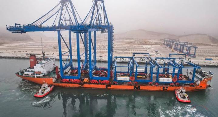 Megapuerto de Chancay acelera: a un año de operaciones mueve más de US$ 1.800 millones en comercio exterior y se consolida como el nuevo hub del Pacífco  | Megapuerto Chancay  | Comisión Congreso  | E