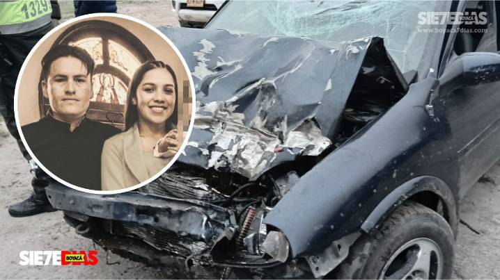 Accidente en Nobsa deja a Claudia Sofía Chaparro y a Fredy Alexis Benítez sin vida; conductor de vehículo se habría fugado