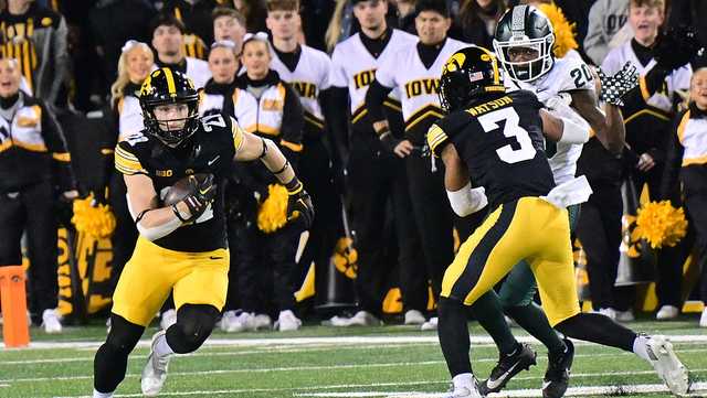 Score updates, highlights and more from Iowa football at Nebraska
