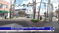 Harlingen building new stage in downtown area...
