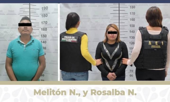 Detienen a pareja en Puebla por fuerte maltrato a sus hijas pequeñas