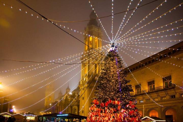 Encendido de luces de Navidad en Zaragoza: ¿qué día es…? ¿a qué hora? ¿es en Plaza España?