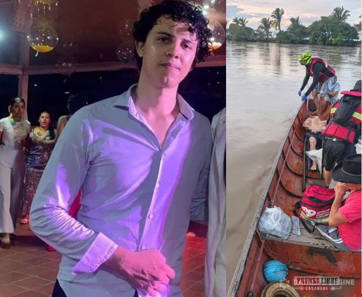 Sin vida fue hallado en el río Cravo Sur el profesor Camilo Andrés Pascuas Sánchez