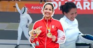 ¡Orgullo peruano! María Luisa Doig obtiene el oro en esgrima en Juegos Bolivarianos Ayacucho