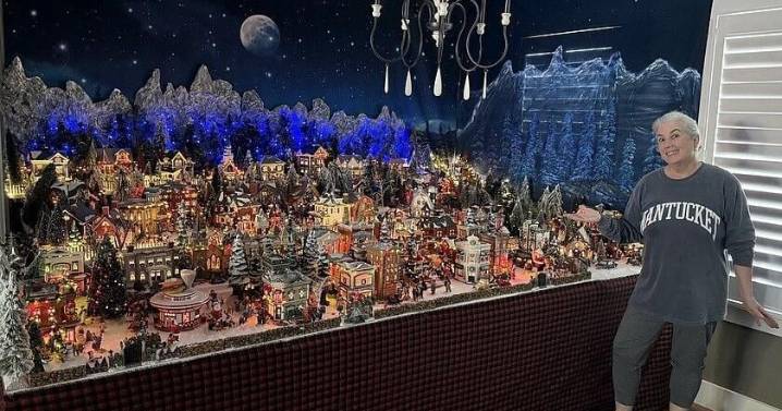 Northwest Georgia woman builds mini winter wonderland in her home