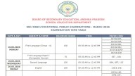 AP SSC 2026 Exam Schedule Released; Class 10 Exams Begin On March 16