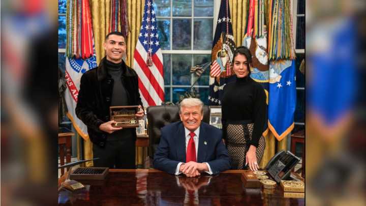 Trump destaca a Cristiano Ronaldo durante cena de gala con el príncipe saudí: Mi hijo es fan
