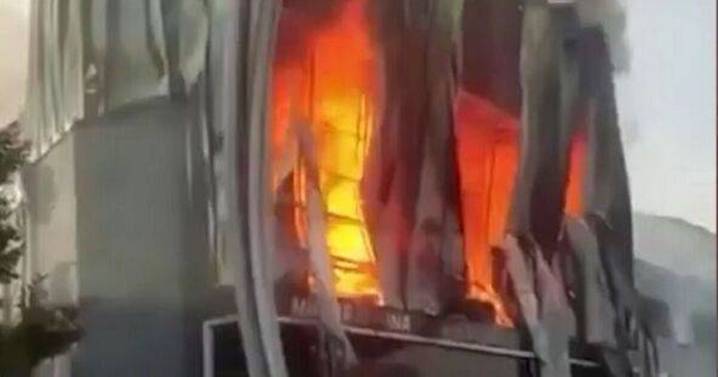 Six killed in huge Turkey perfume factory blaze after several 'explosions' heard