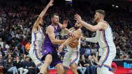 Hartenstein has 33 points and 19 rebounds to help the Thunder rout the Kings