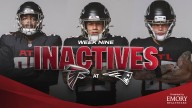 Atlanta Falcons inactives vs. New England Patriots