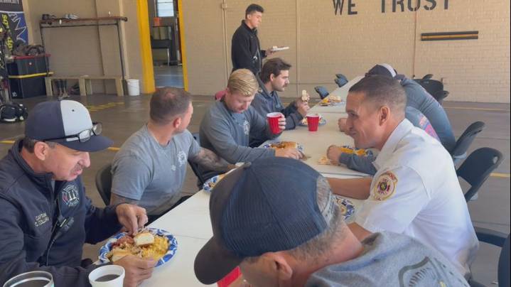 Thanksgiving on Duty; How first responders redefine family