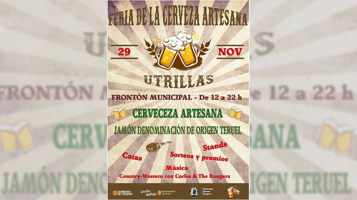 Cerveza artesana y Jamón DOP Teruel: así será la nueva feria que llega este sábado a Utrillas