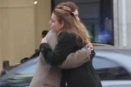 Princess Beatrice, Princess Eugenie Hug After Prince Andrew’s Titles Stripped