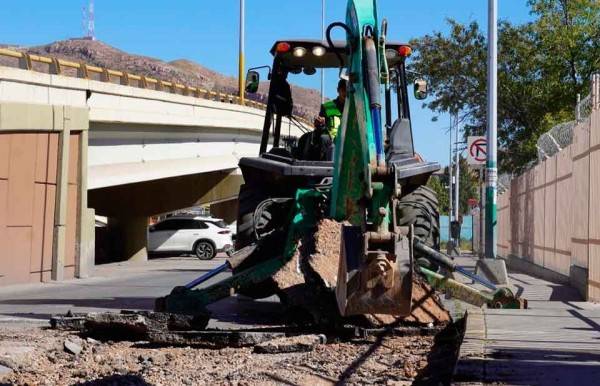 Inicia construcción de dren pluvial en Teófilo Borunda