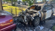 Suspicious Sydney firebombing goes wrong in Sydney's southwest as arsonist sprints down street ablaze
