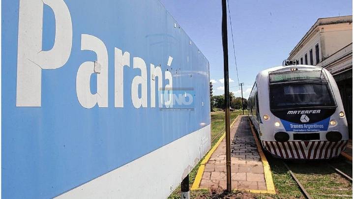 Está suspendido el servicio de tren que une Paraná con La Picada