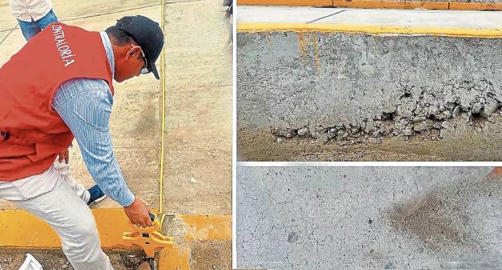 Una obra de S/ 35 millones presenta fisuras y grietas en Piura