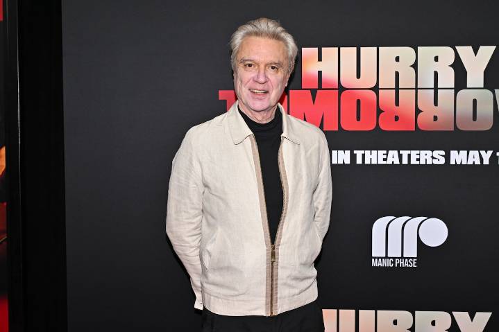 David Byrne admits he made a ‘major mistake’ wearing blackface