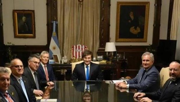 El Presidente recibió al canciller de Israel, Gideon Sa’ar, en la Casa Rosada