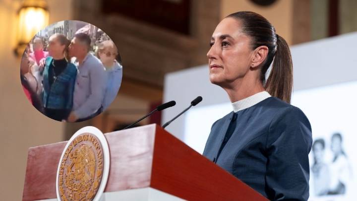 Video | En la calle, un hombre acosa a Claudia Sheinbaum, presidenta de México - Canal 1