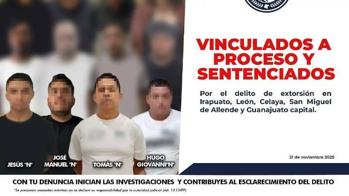 Desmantelan célula extorsionadora; el líder operaba desde Irapuato