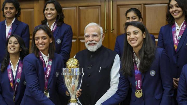 Hanuman tattoo to fitness: PM Modi’s interaction with women's WC team