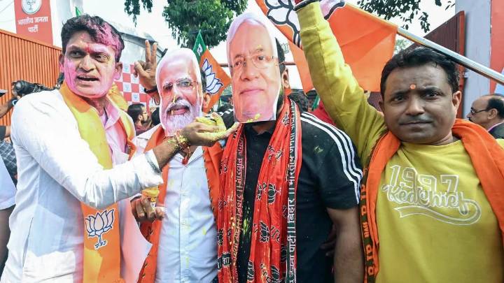 Bihar election 2025 vote share: RJD leads but NDA’s wider spread wins the battle