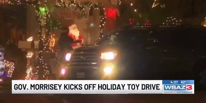 Gov. Morrisey kicks off holiday toy drive