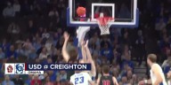 Coyote men fall at #23 Creighton in hoops 92