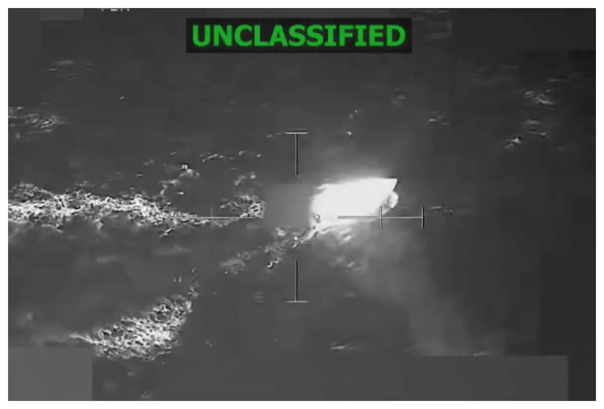 E.U. realiza ataque letal contra embarcación sospechosa de narcotráfico en el Pacífico; mueren tres tripulantes