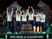 Histórico: sin Jannik Sinner, Italia es campeón de la Copa Davis por tercer año consecutivo