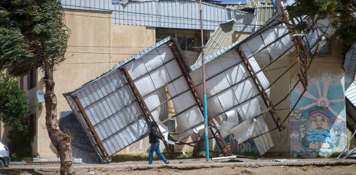Alerta por fuertes vientos en la Patagonia: en Santa Cruz se paralizó la actividad durante el día