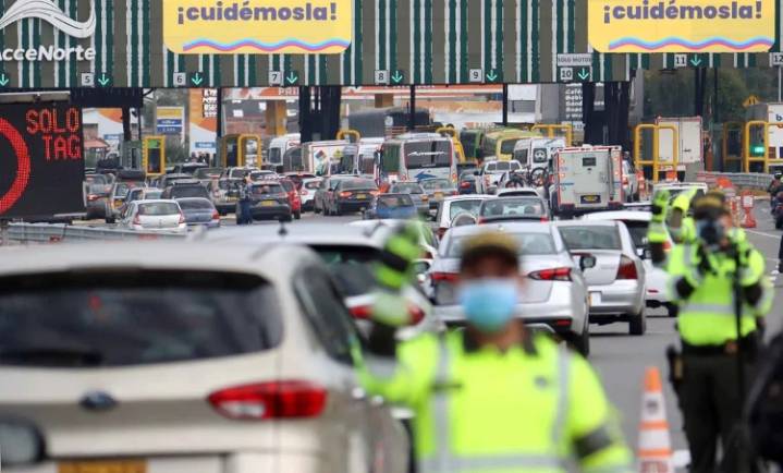 Avance del Plan Retorno: Movilidad tranquila en las entradas a Bogotá por festivo