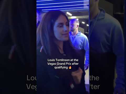 Louis Tomlinson in Vegas for qualifying 🔥