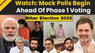 Bihar Election 2025 Phase 1: Mock Polls Underway, Voting For Phase 1 To Begin At 7 AM I Bihar News