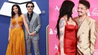 Nodal evita beso de Ángela Aguilar en los Latin Grammy 2025 y desata comparaciones con Cazzu