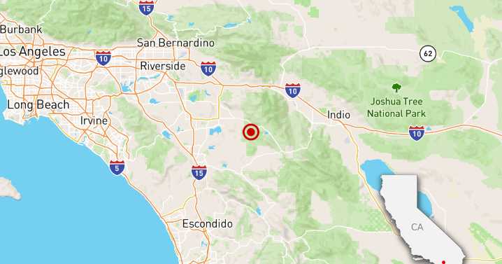 Pair of earthquakes shake Riverside County near Idyllwild