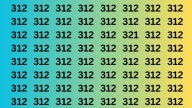 Optical Illusion Challenge: Can You Spot The Different Number In Just 9 Seconds?