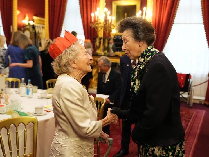 Princess Royal hosts veterans for festive tea party