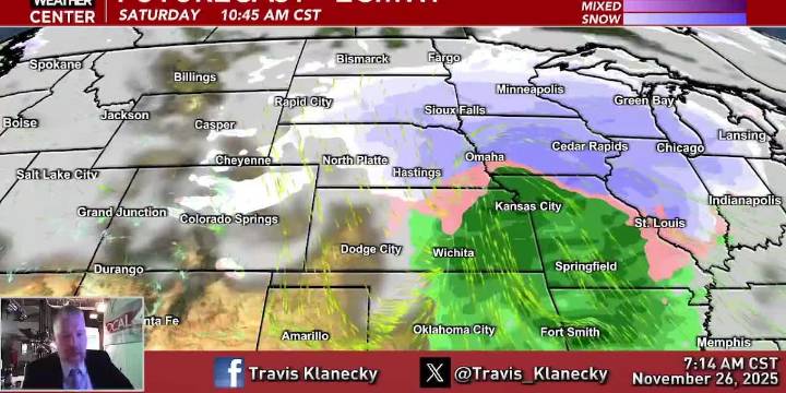 With fairly quiet weather through Thanksgiving and Black Friday, our eyes turn to the weekend for the first snow of the season for most